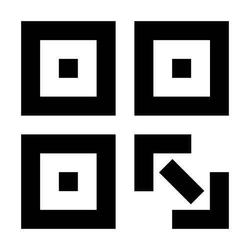 Q.Menu logo black in light background